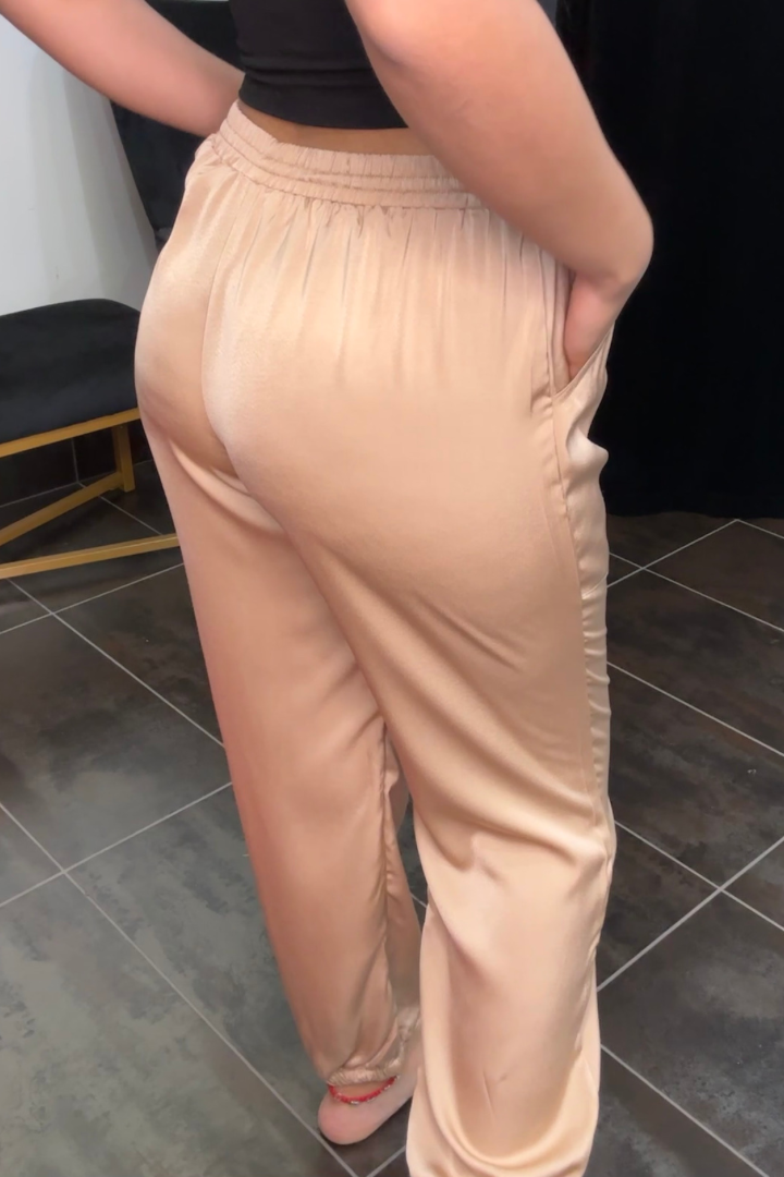 What a Feeling Satin Pants