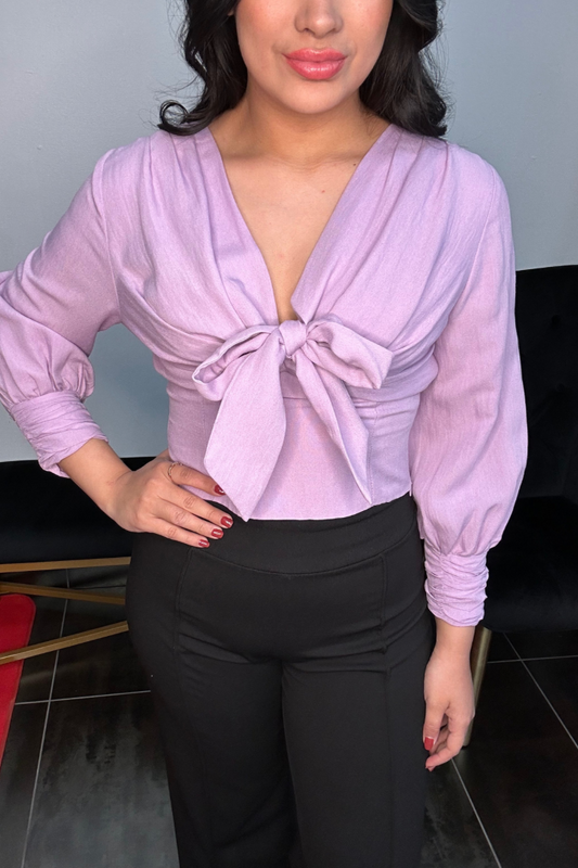 Kathleen Front Tie Top
